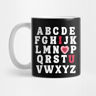 Love Letters Abc Mug